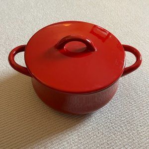 Dansk International Designs Ltd Red Enamelware Pot
